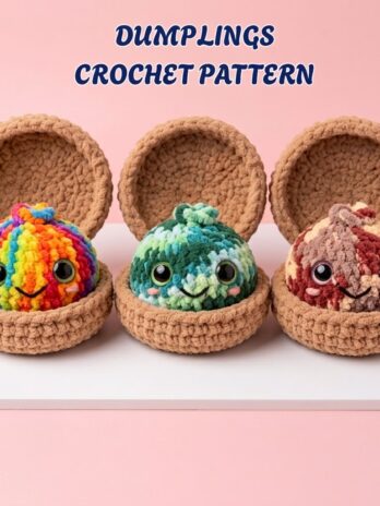 Dumpling and Steamer Crochet Pattern