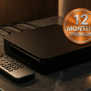 BOX TV Premium – 12-Month Activation – High-Performance 4K Android TV Box